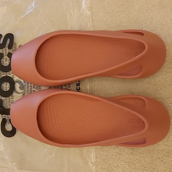 CROCS Sloane Blossom Pink Flat Sz 11W NEW --PAYPAL Payment ONLY - Picture 6 of 7